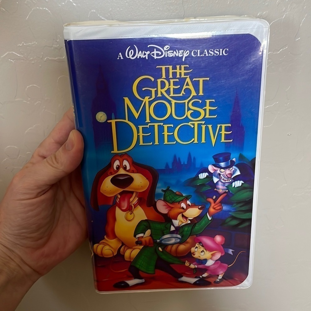 Disney Classics The Great Mouse Detective VHS Tape Vintage Collectable.
